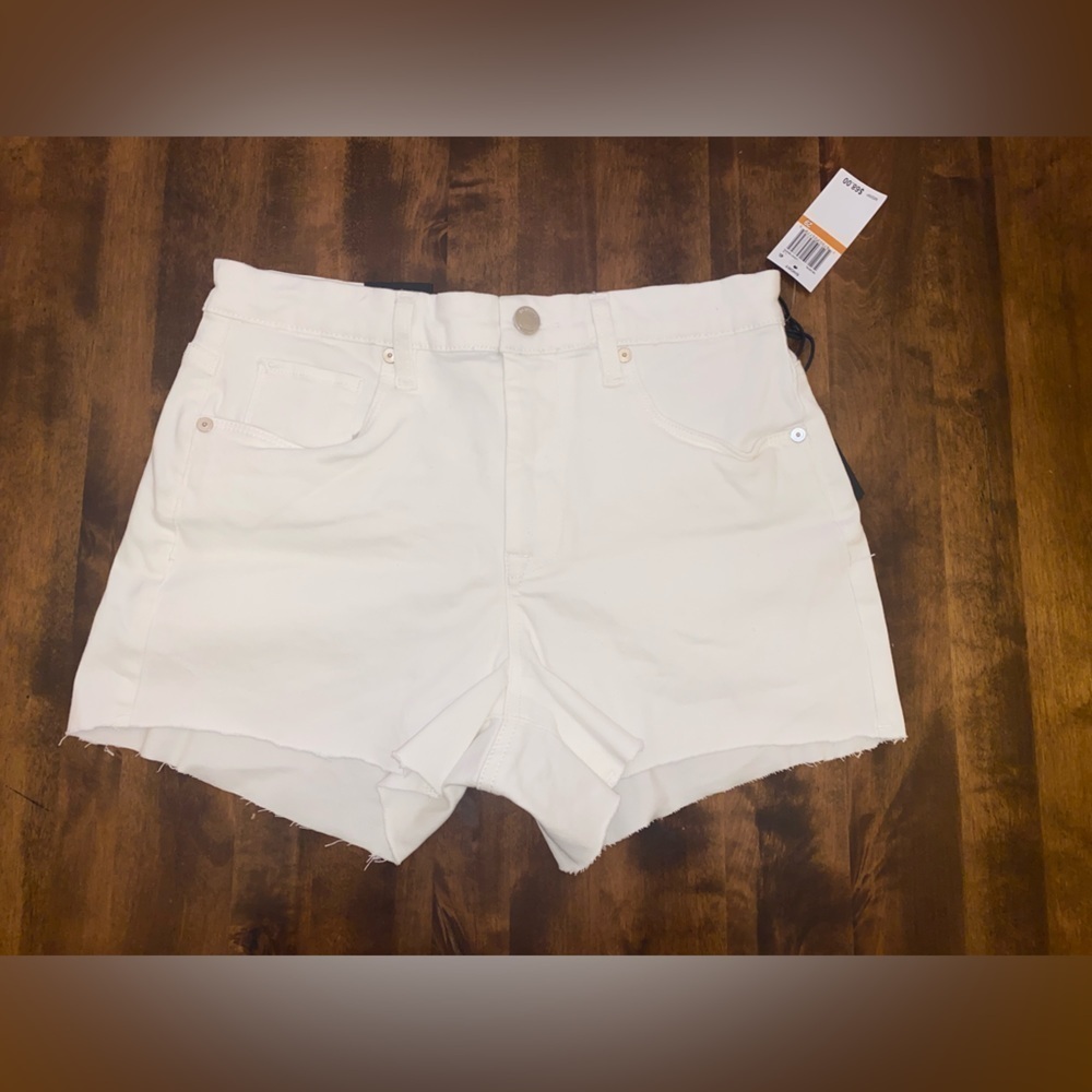Blank NYC White The Barrow Vintage High Rise Short Sz 29 NWT